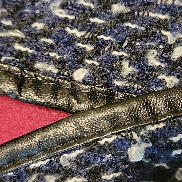 ETĒREO Blue/Grey cosy jacket (blanket coat) - Picture 3 of 5